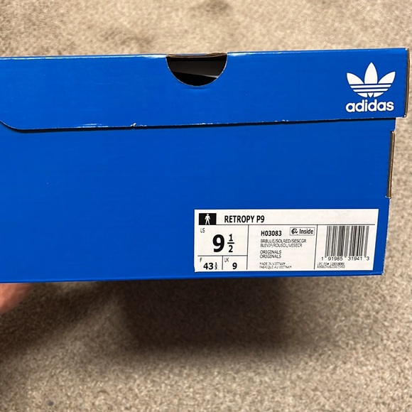 Adidas Retropy P9 men’s 9.5 NWT